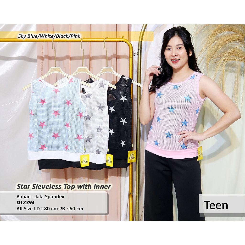 Star Sleveless Top With Inner