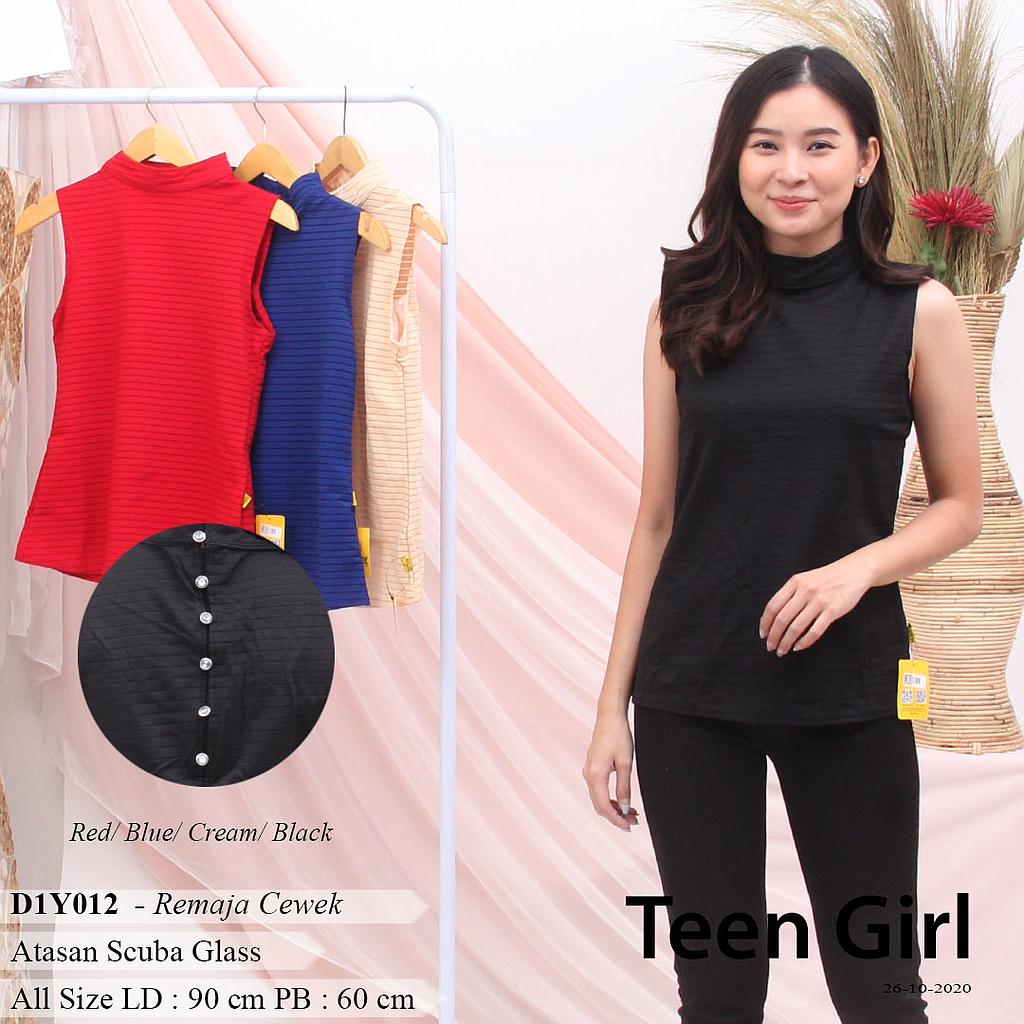 SINGLET LHR RIB TINGGI BLK KC