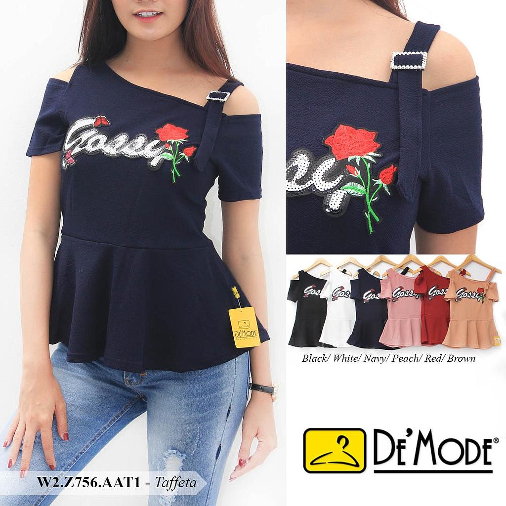 RAVEENA BLOUSE PEPLUM ASIMETRIS+AP DPN
