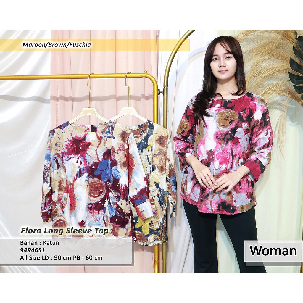 Flora Long sleeve top