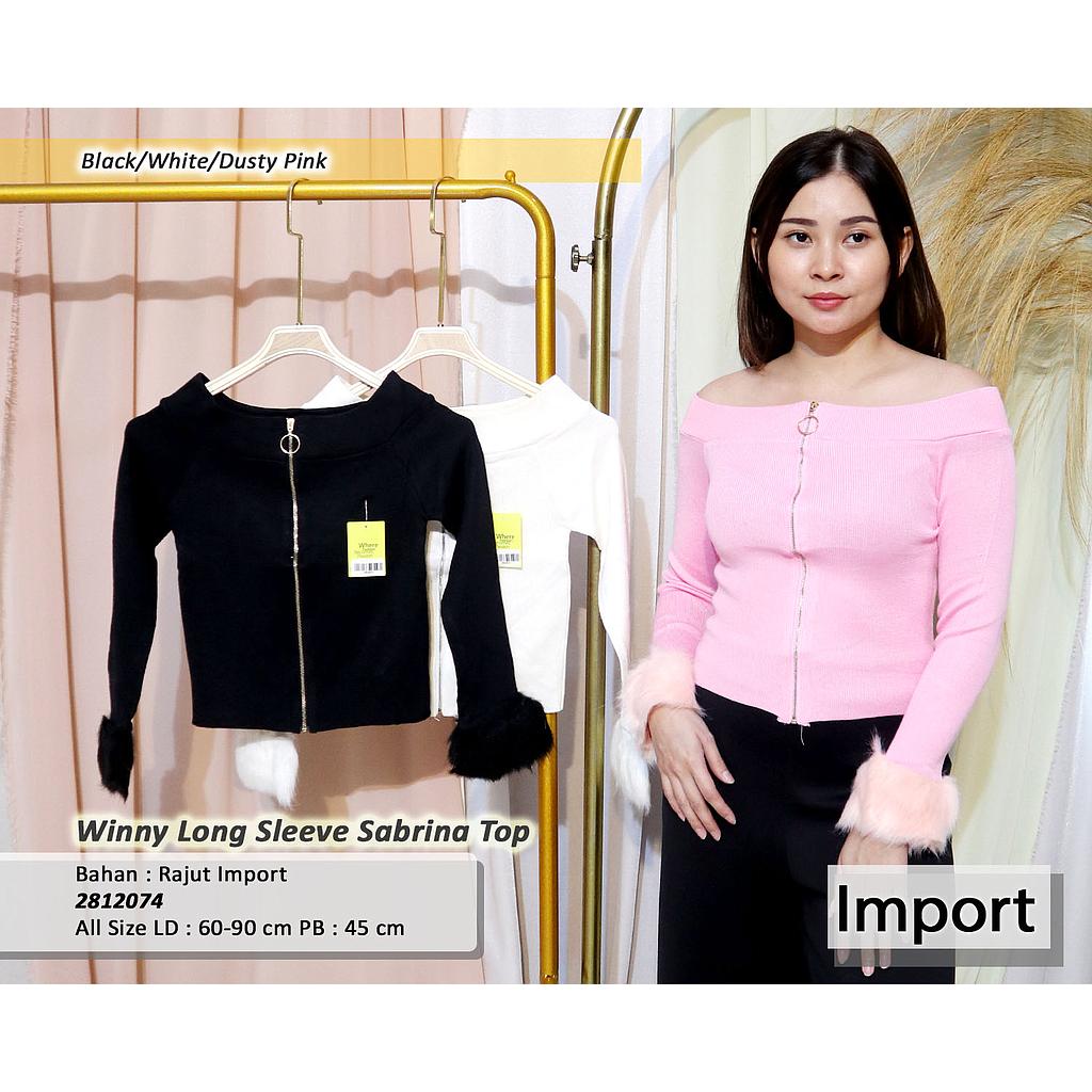 Zee Sabrina Zip long sleeve top