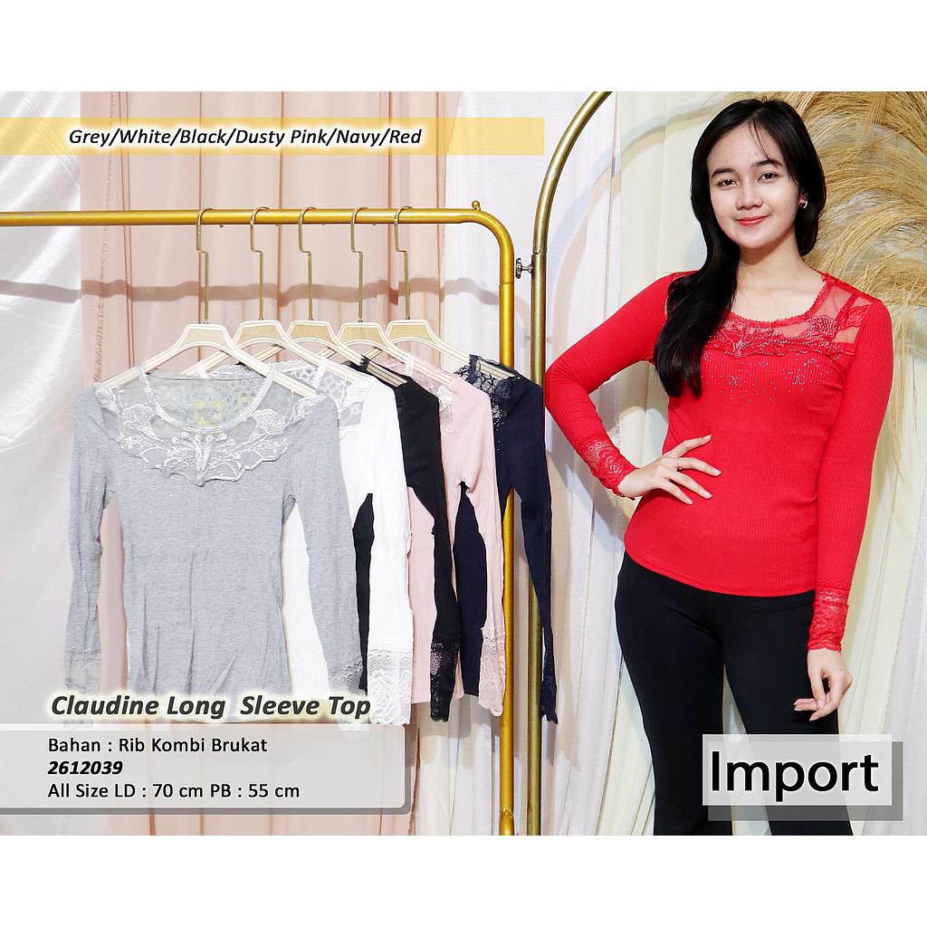 Claudine long sleeve top