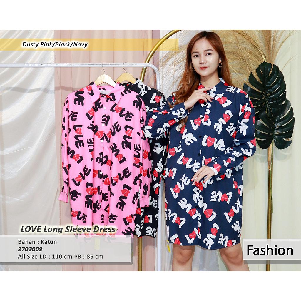 Love Long sleeve dress