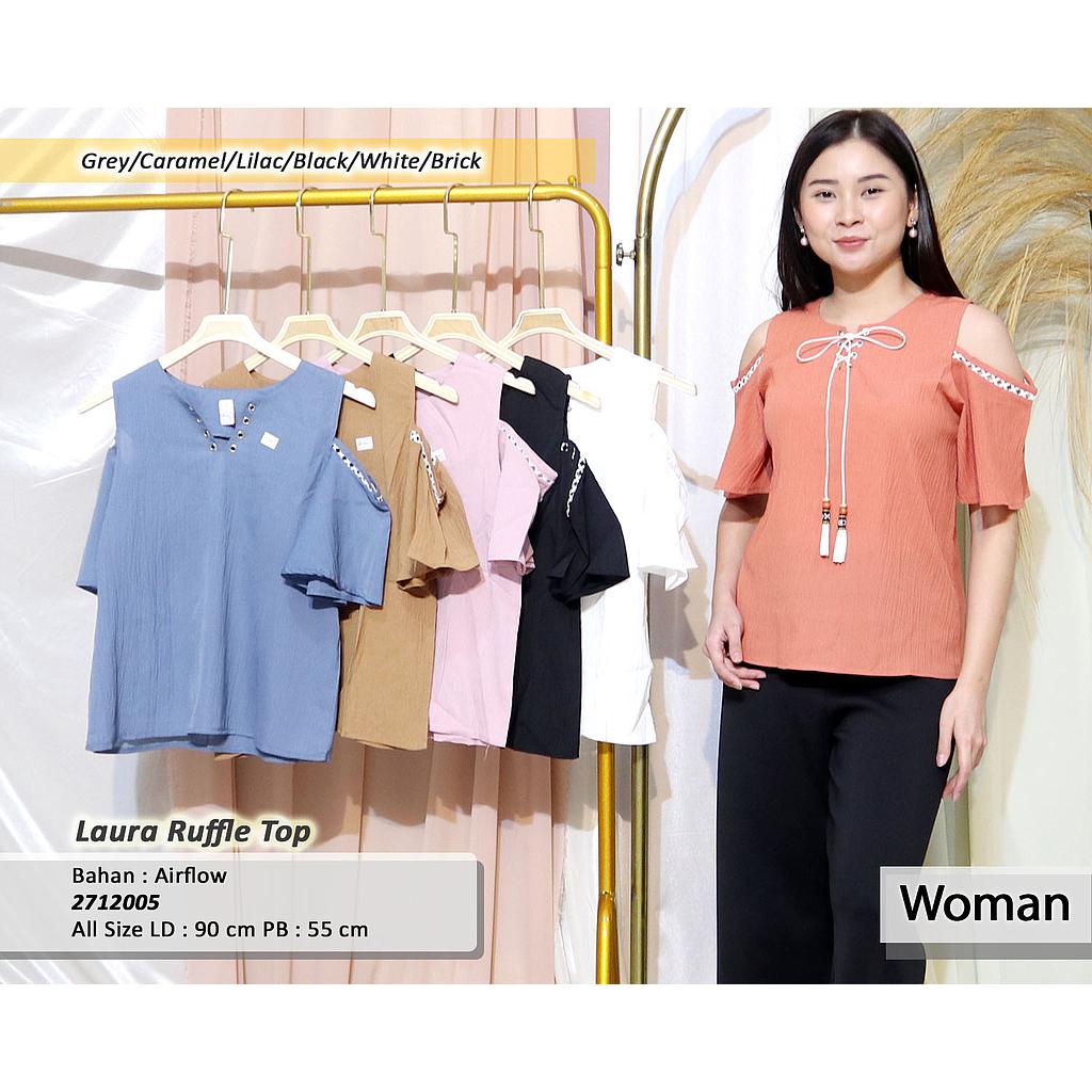 laura ruffle top