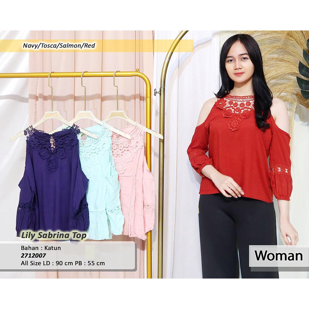 lily sabrina top