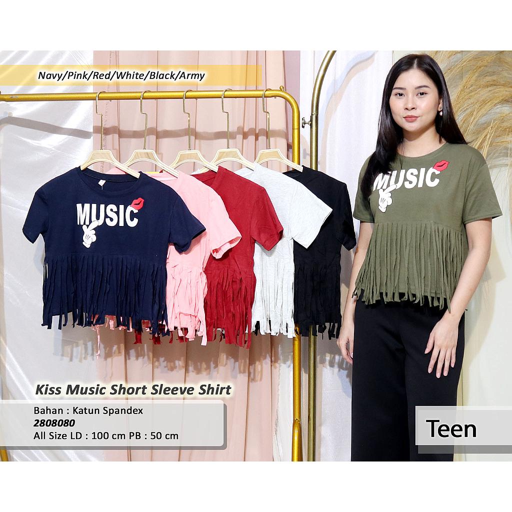 Kiss Music Short Sleeve Shirt