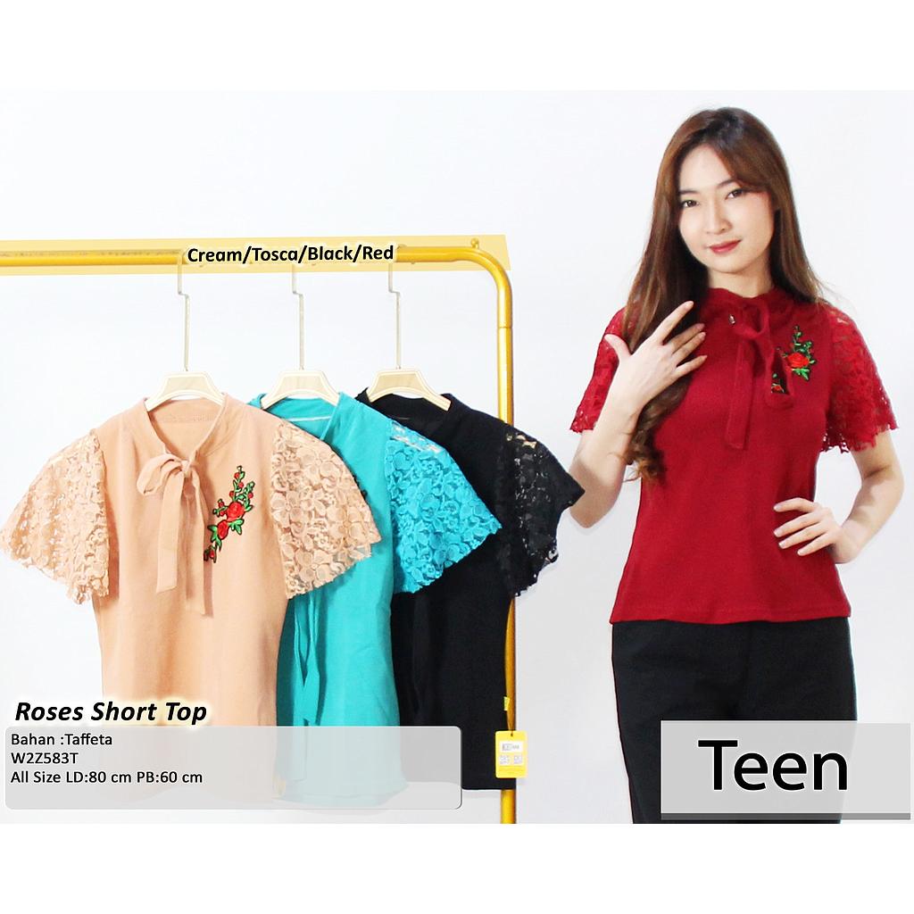 Roses short Top (Z583)