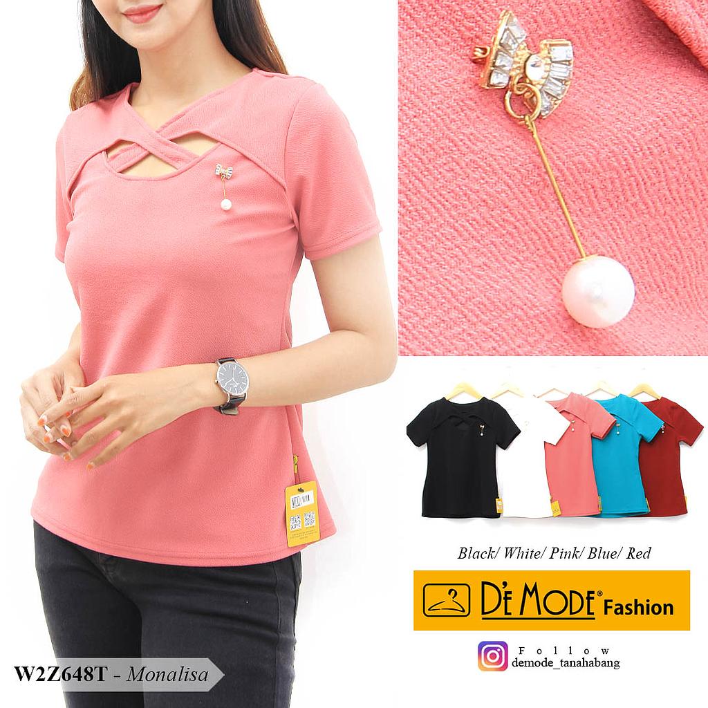 BLOUSE DETAIL CROSS NECK