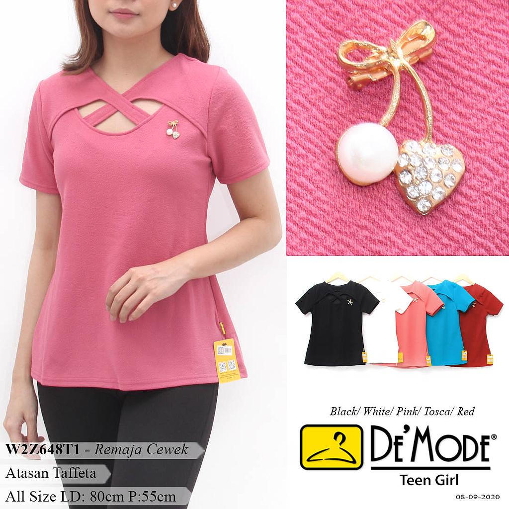 BLOUSE DETAIL CROSS NECK