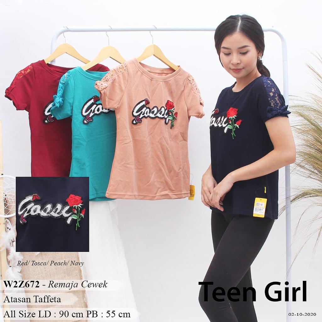 KAYANA BLOUSE LENGAN PITA+APL GLOSSY