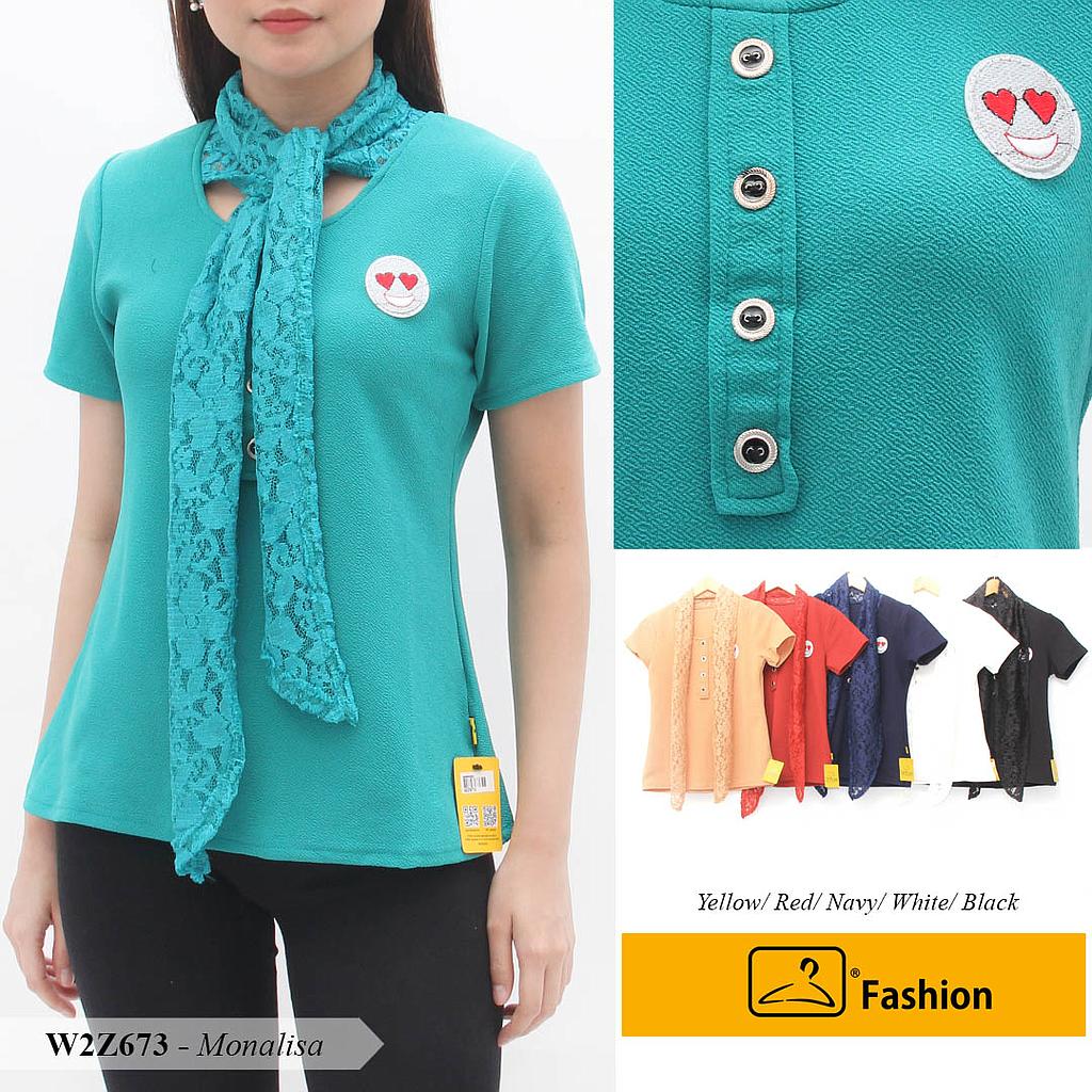 DARLA BLOUSE KLEP DEPAN+APL LOGO