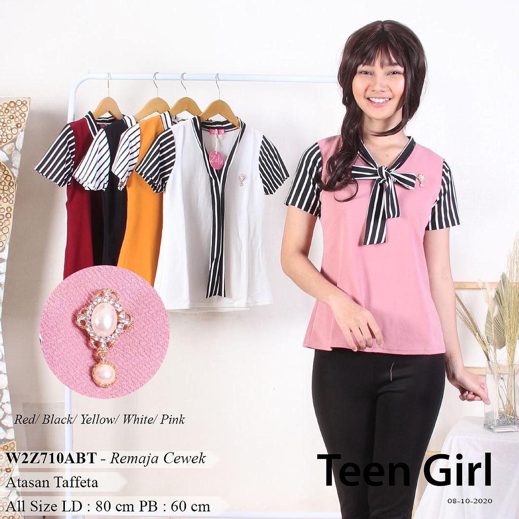 VANESA BLOUSE PITA LEHER KOMBINASI+BROS