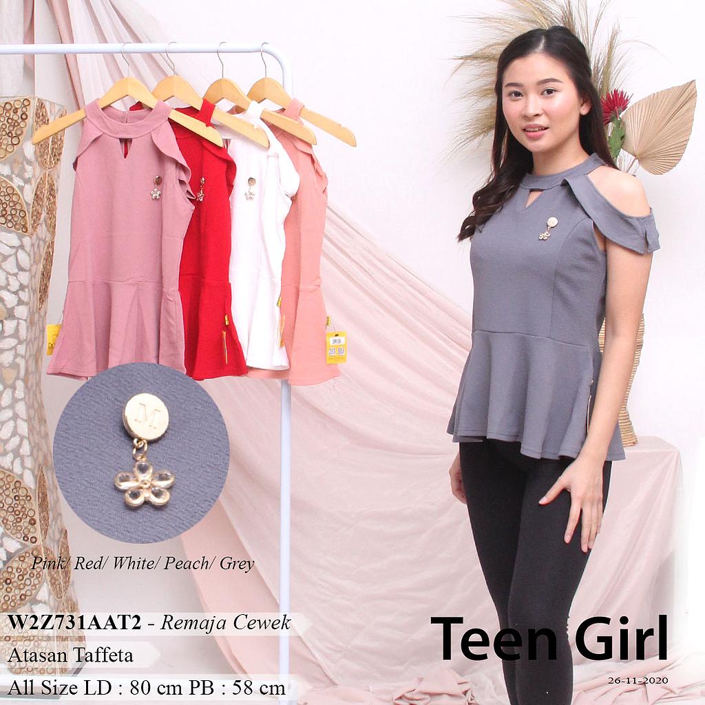 VANILLA PEPLUM BLOUSE+BROS