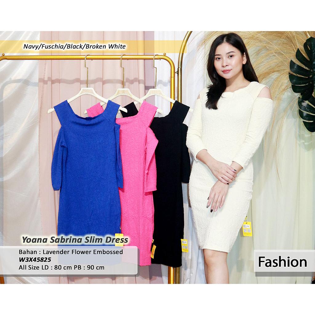 Yoana sabrina slim dress