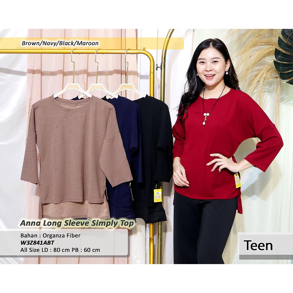 Anna Long Sleeve Simply Top