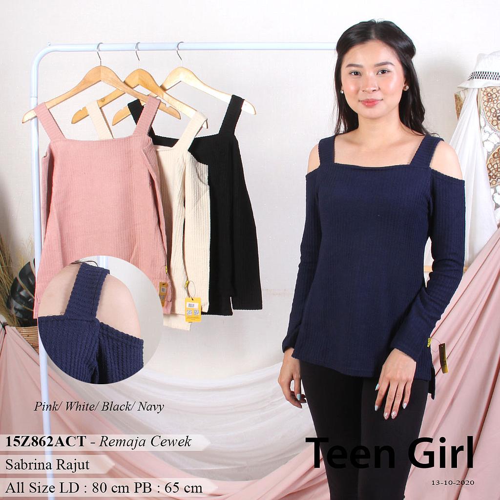 SABRINA BLOUSE PINGUIN LENGAN PANJANG