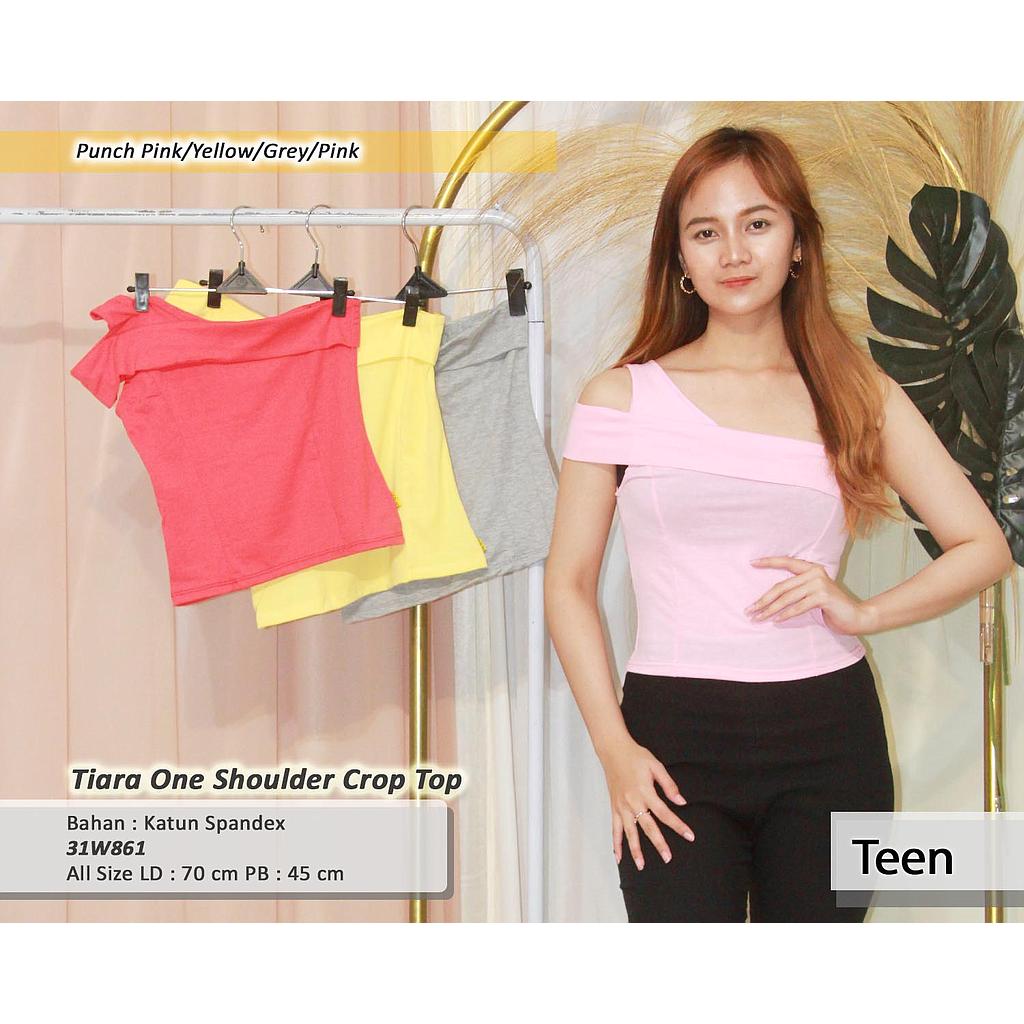 Tiara One shouder Crop Top
