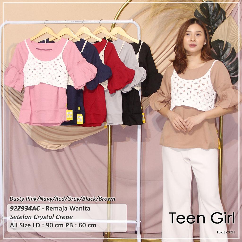 DINAR BLOUSE LENGAN BALON + KLG 