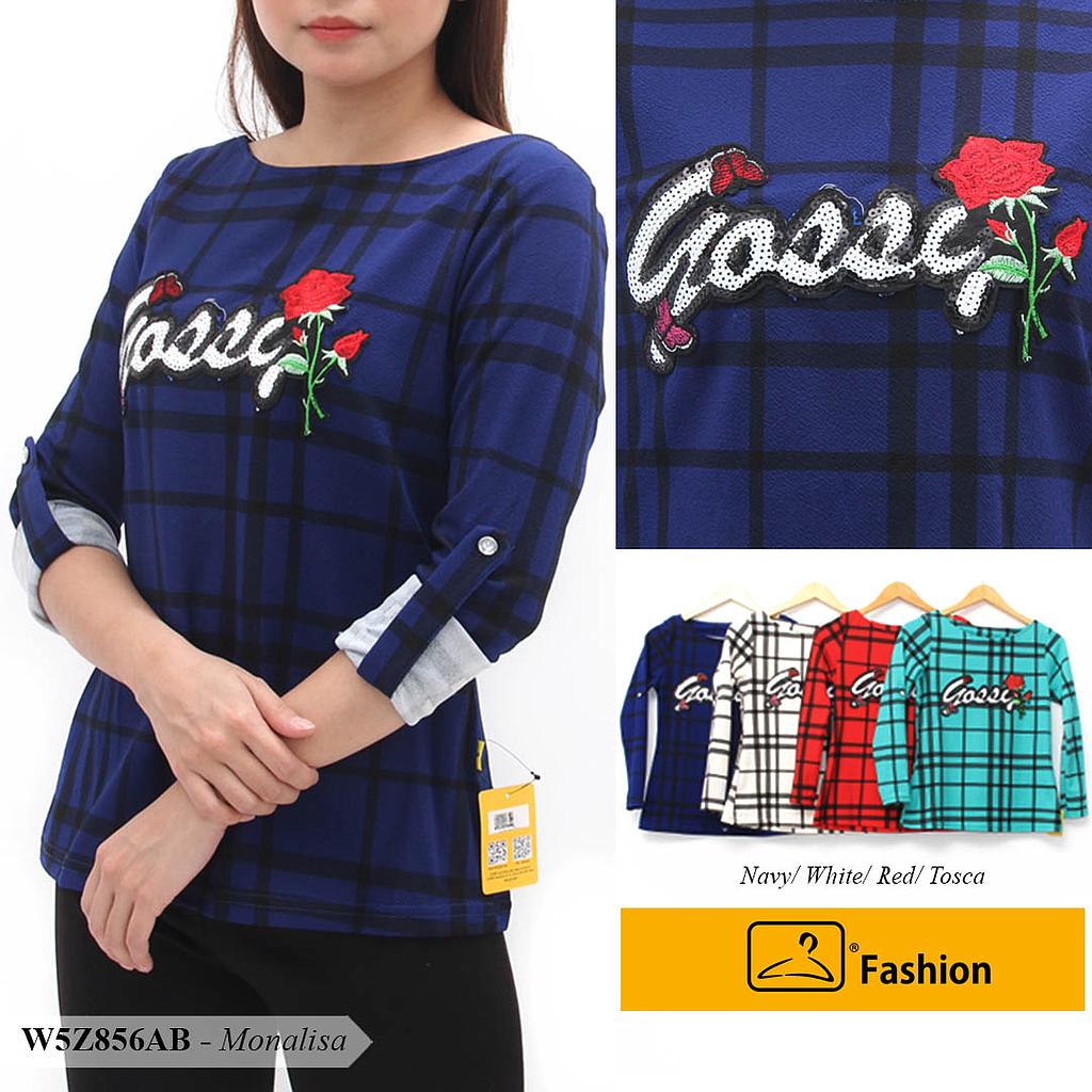 TENIA BLOUSE LENGAN SCODER+LOGO Mic.