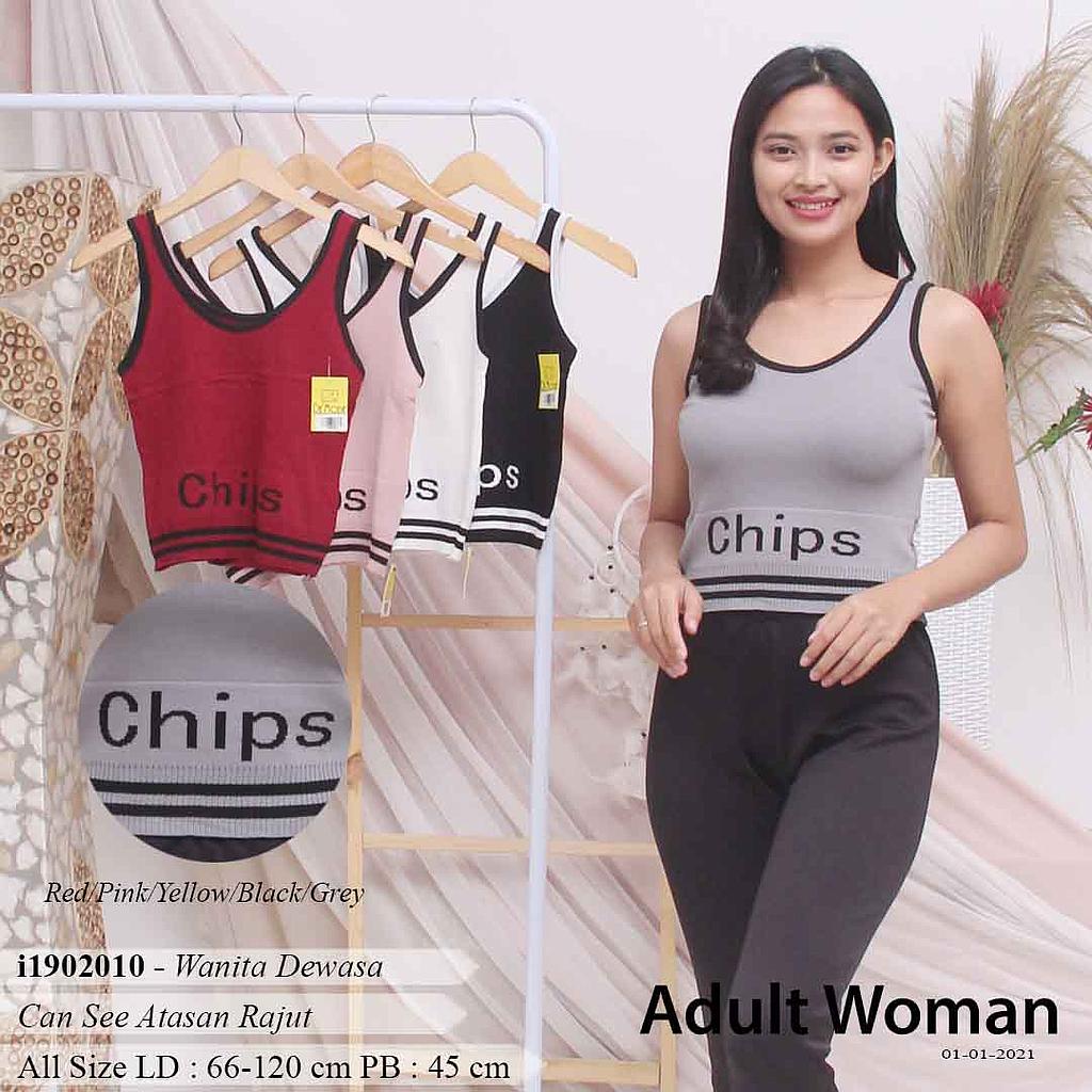 YQH-MS1825 CHIPS ATASAN RAJUT CAN SEE