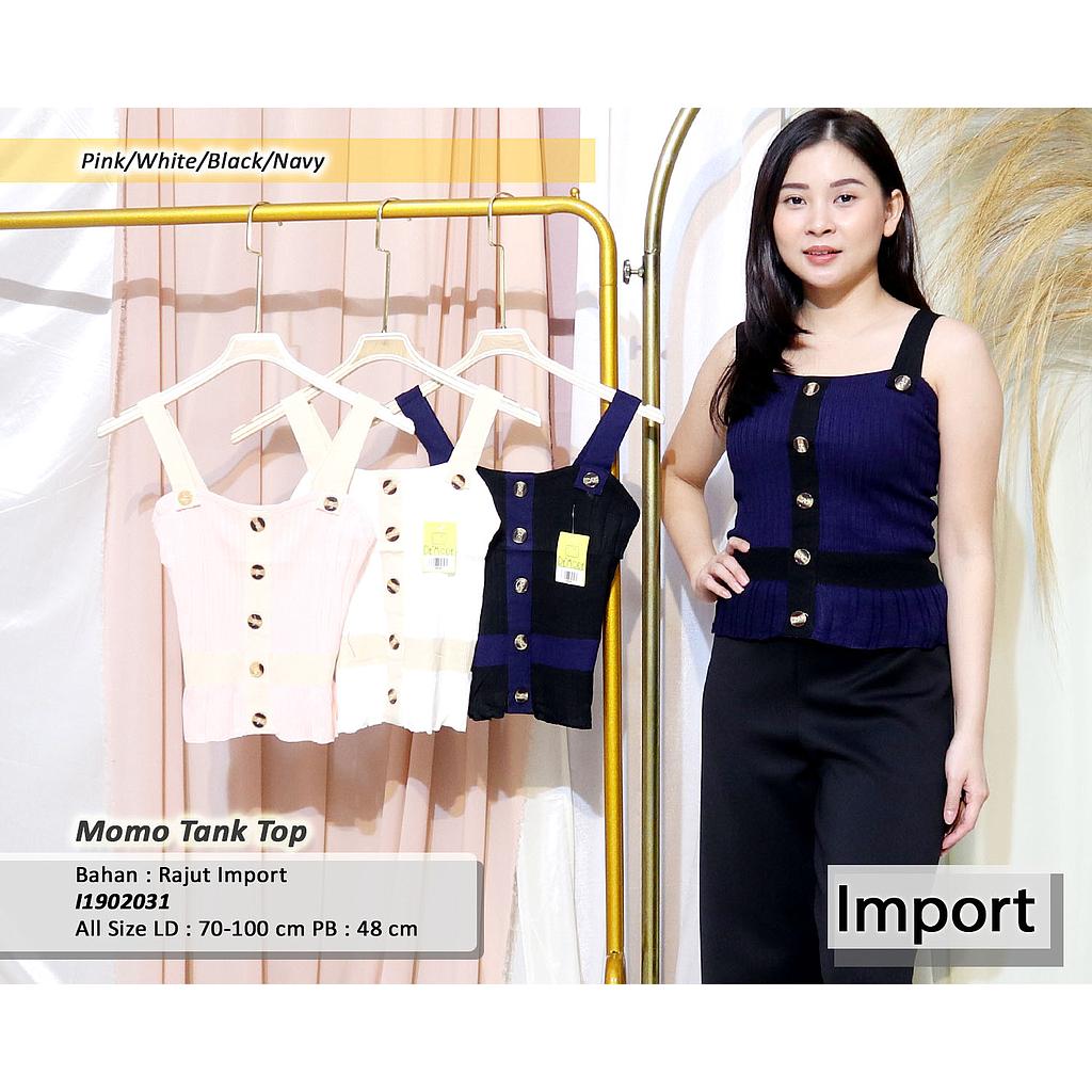 Yuri Button Tank Top