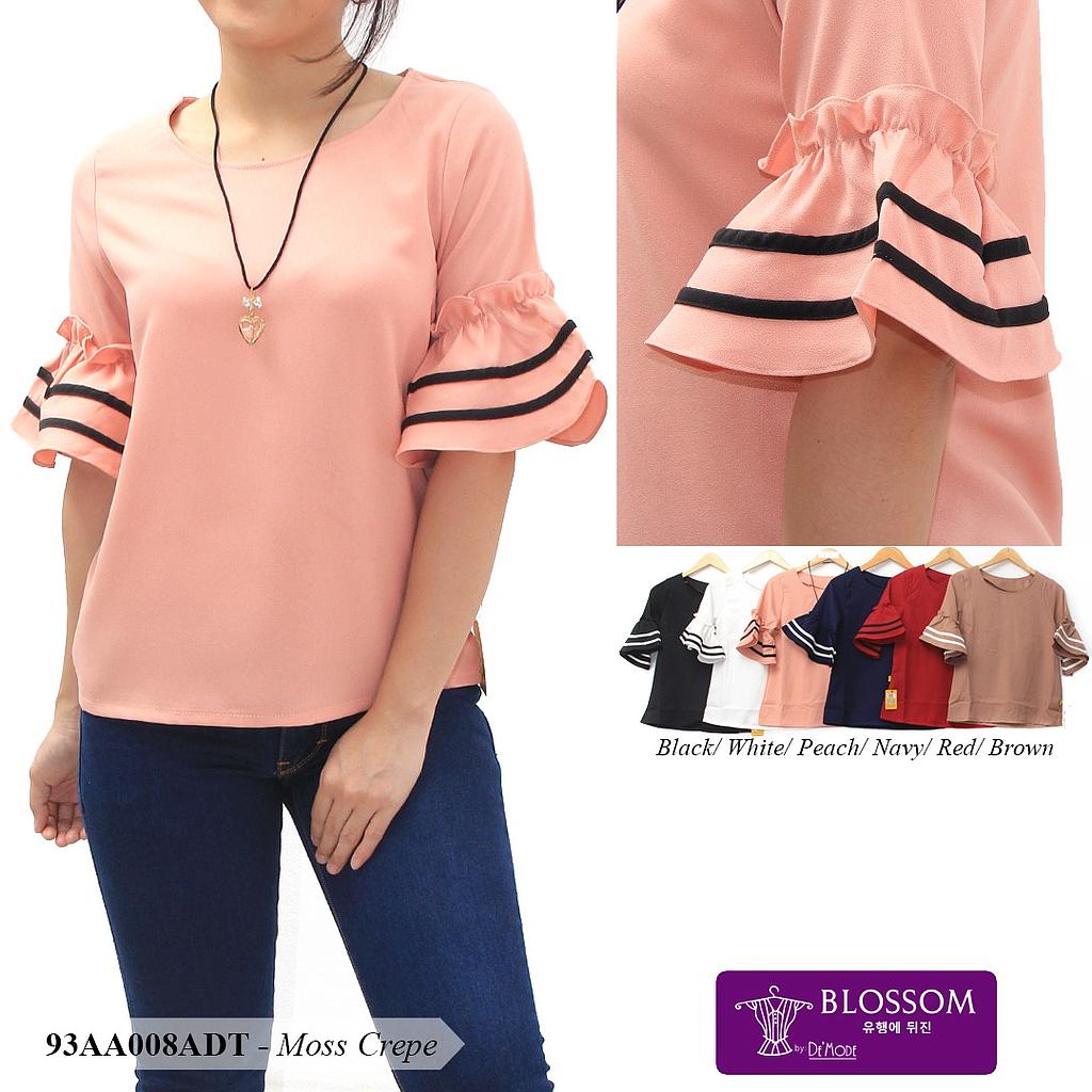 MYTHA BLOUSE LENGAN RUFFLE TEROMPET