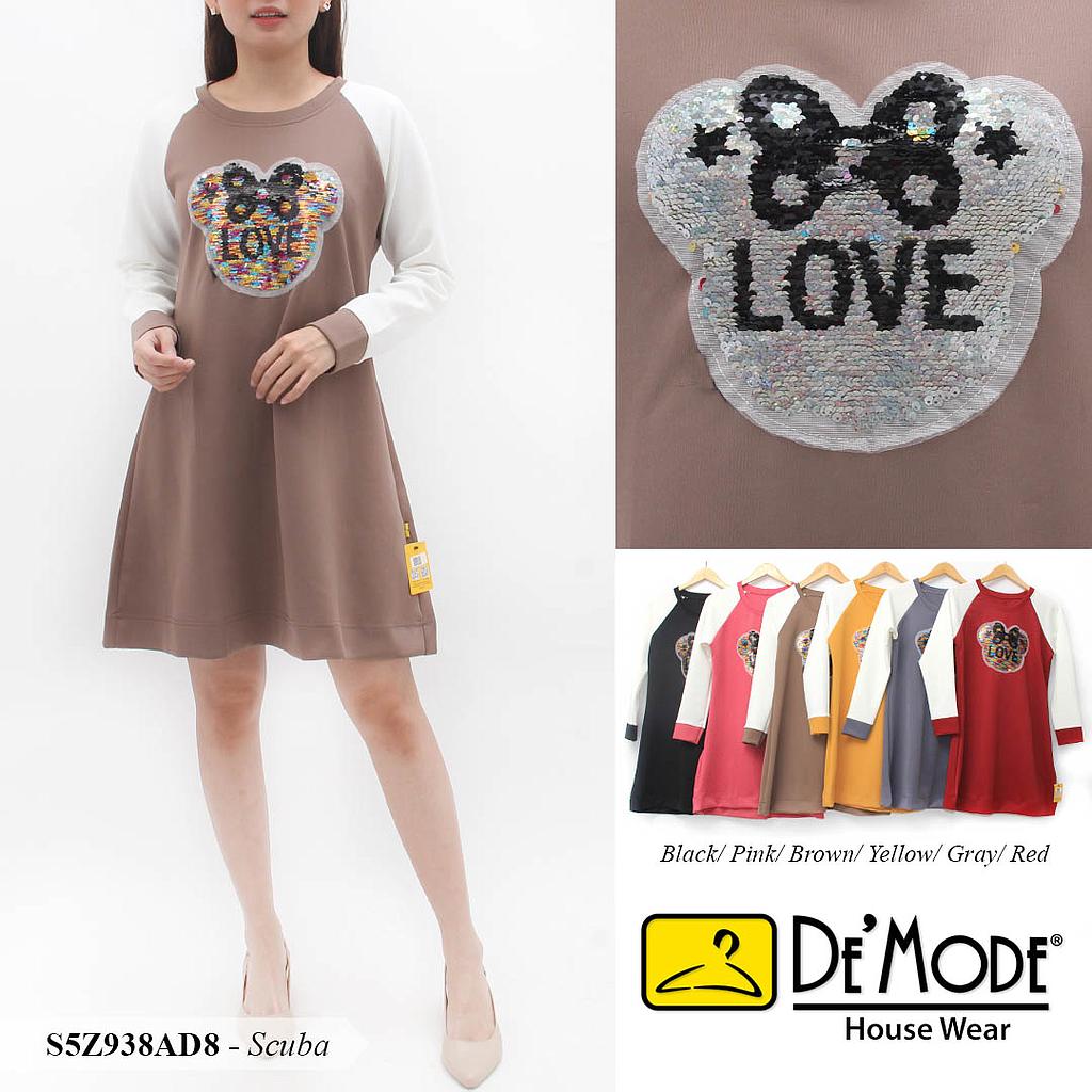 EVANA MIDI DRESS KOMBINASI + APLIKASI