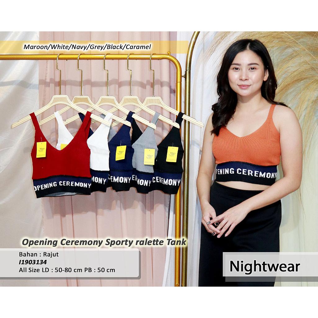 Opening ceremony sporty Bralette Tank