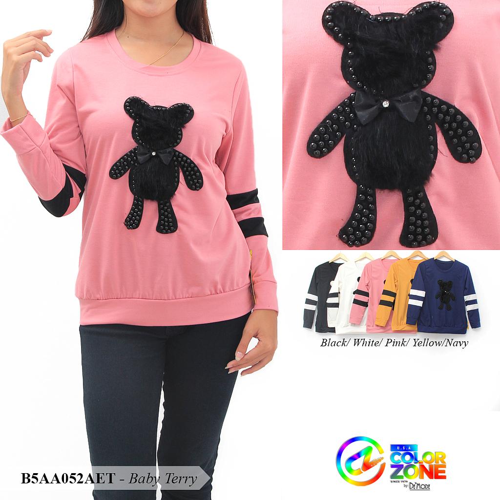 AUDREY SWEATER TGN KOMB + APLIKASI