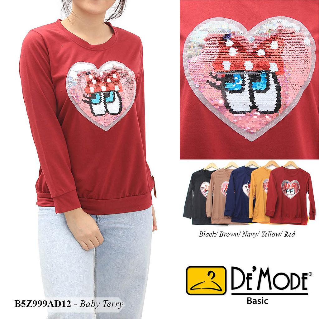DAMIAN BLOUSE SWEATER + APLIKASI 