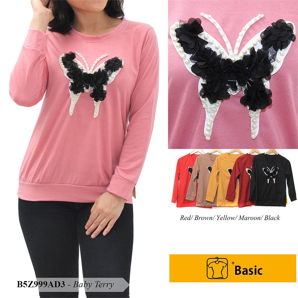 DAMIAN BLOUSE SWEATER + APLIKASI 