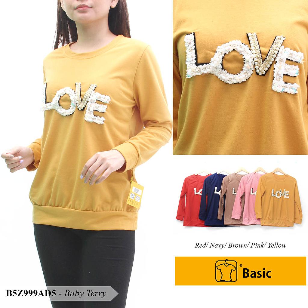 DAMIAN BLOUSE SWEATER + APLIKASI