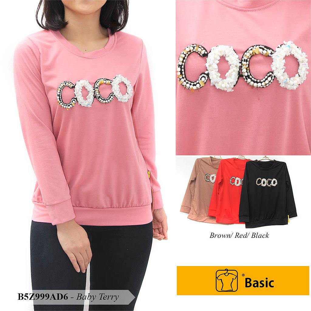 DAMIAN BLOUSE SWEATER + APLIKASI