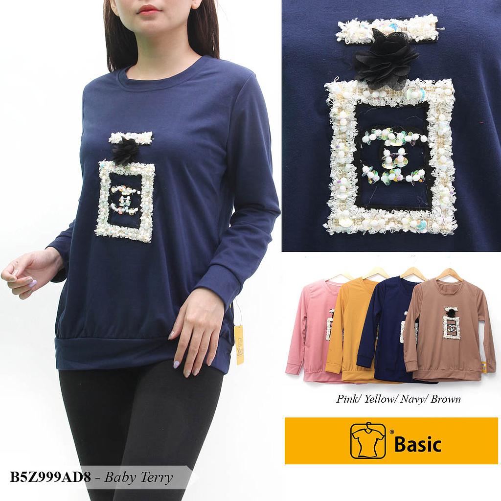 DAMIAN BLOUSE SWEATER + APLIKASI