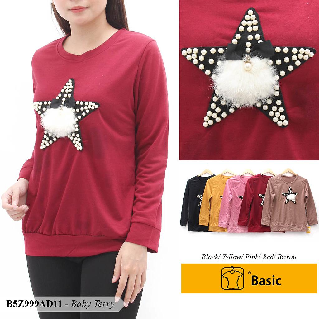 DAMIAN BLOUSE SWEATER + APLIKASI
