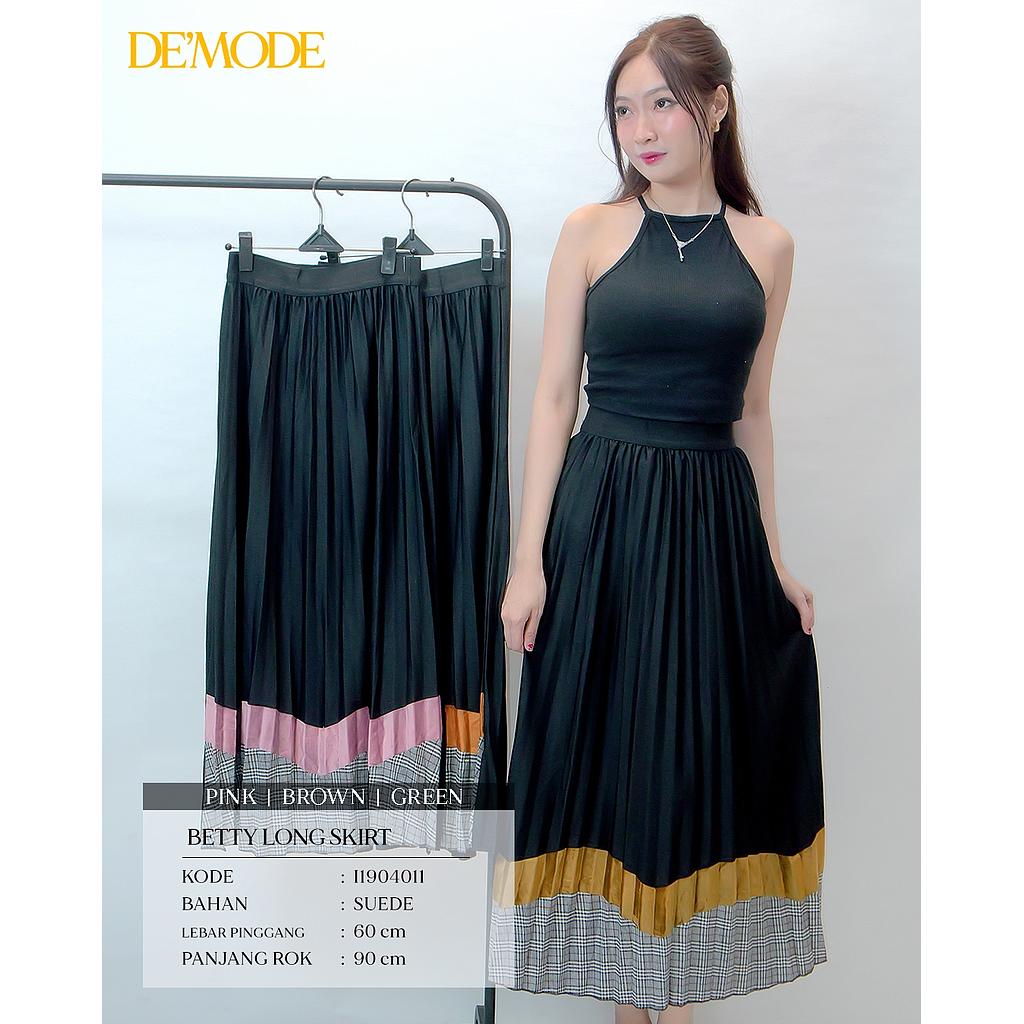 Betty Long Skirt Plisket