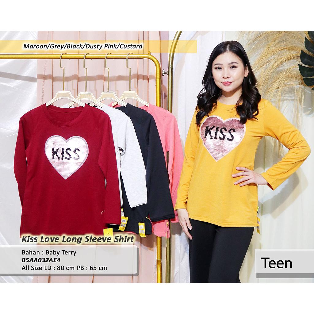 Kiss Love Long Sleeve Shirt