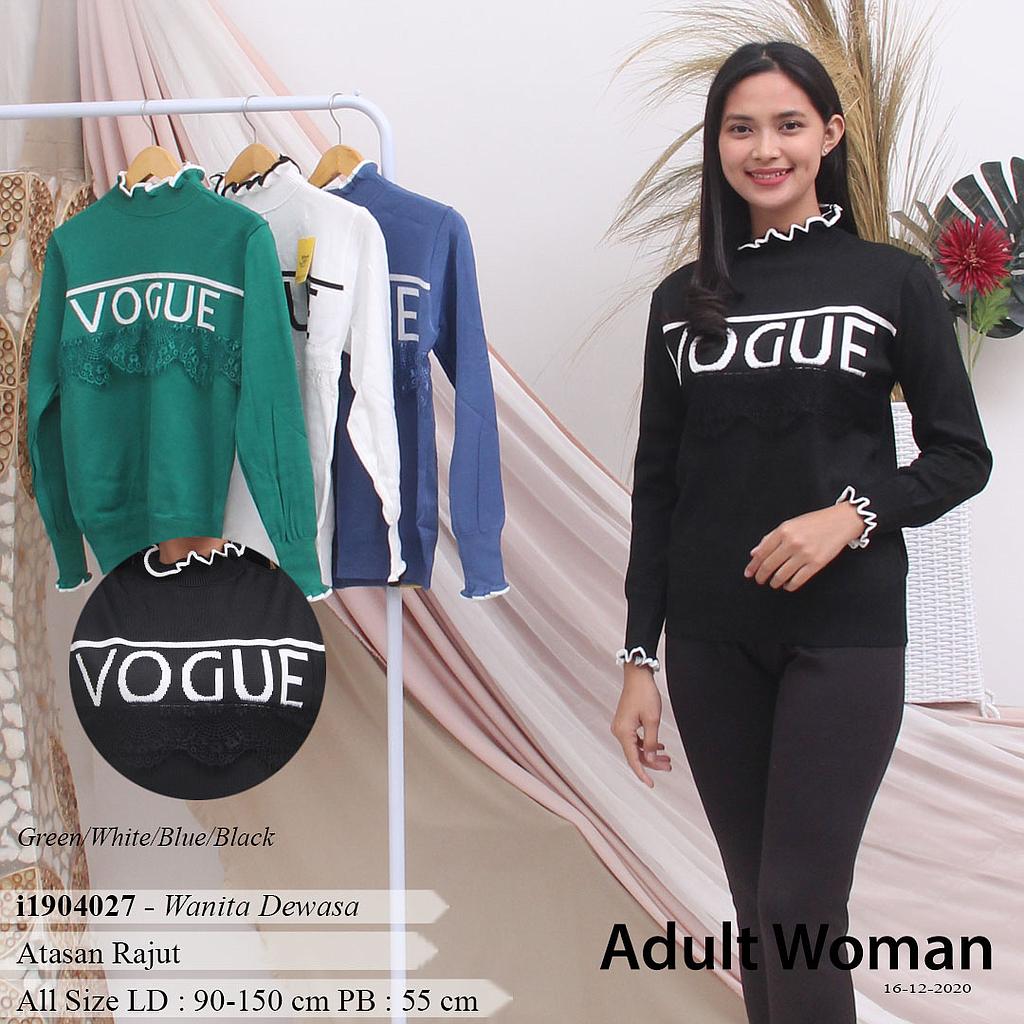 YQH-MS2565 VOGUE ATASAN RAJUT TURTLENECK
