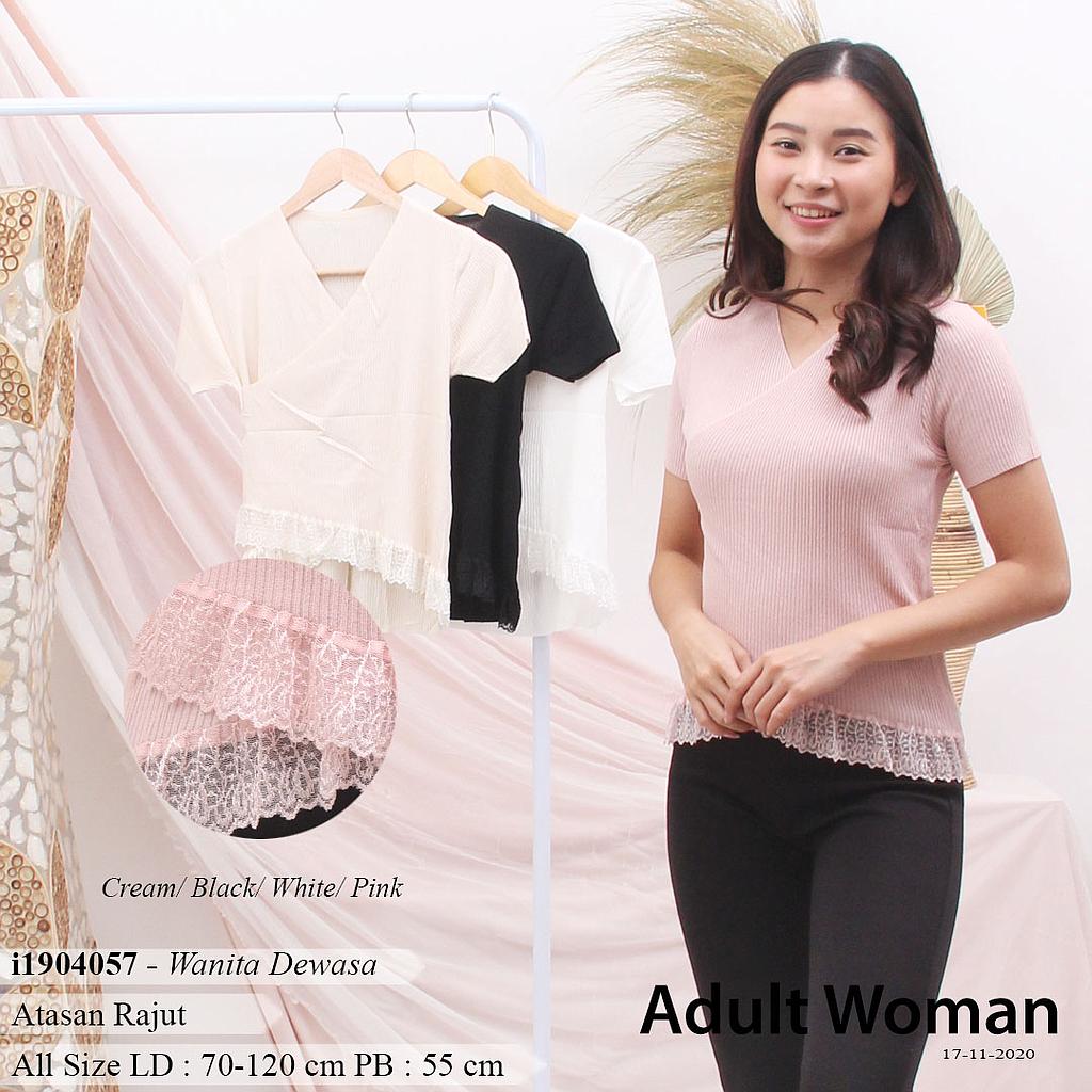 LCT-MS1970 CHERYL ATASAN RAJUT W/ LACE