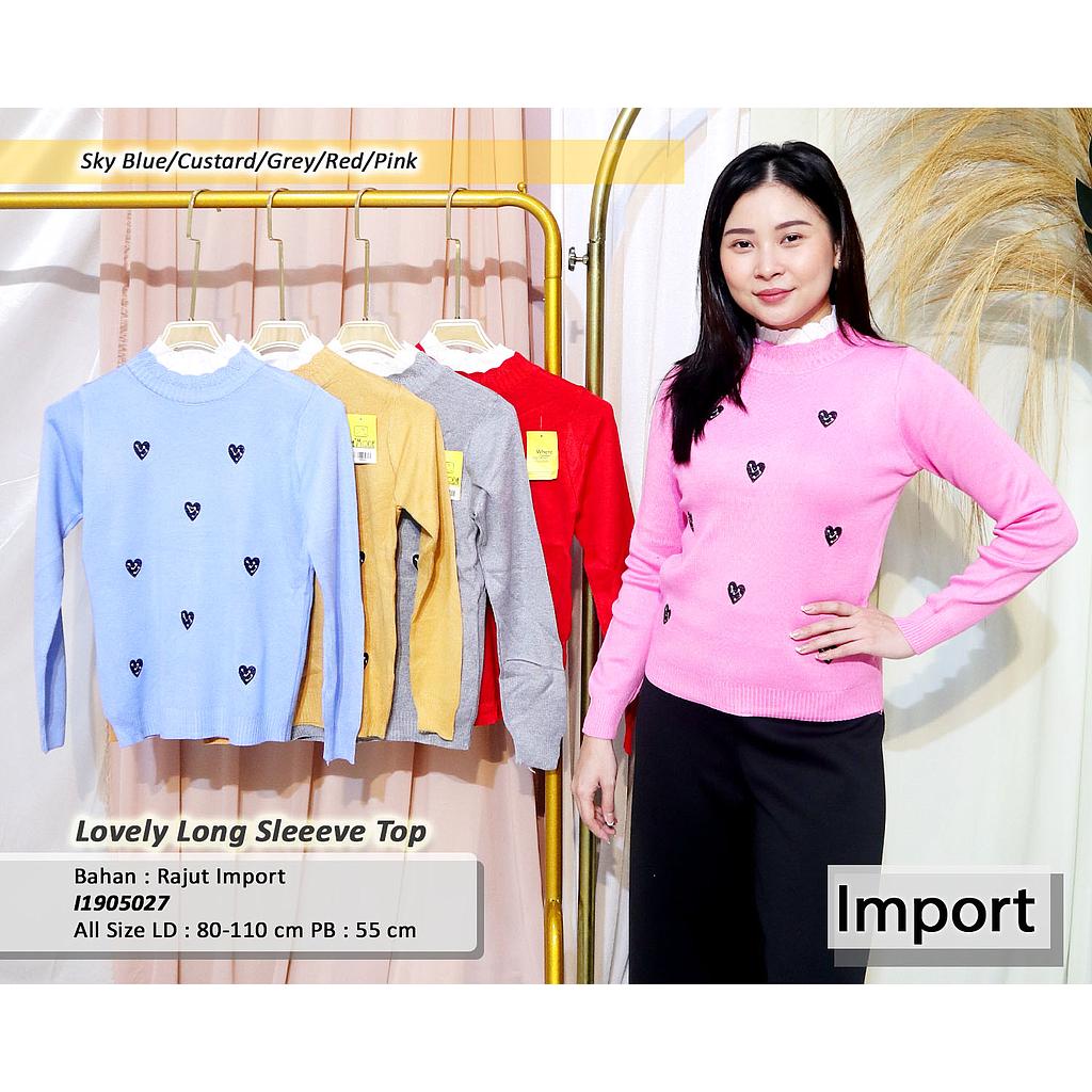 Lovely Long  Sleeve Top