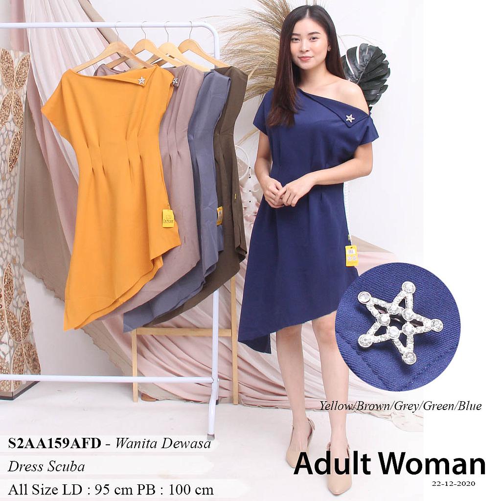 EMMA DRESS SCUBA NAT