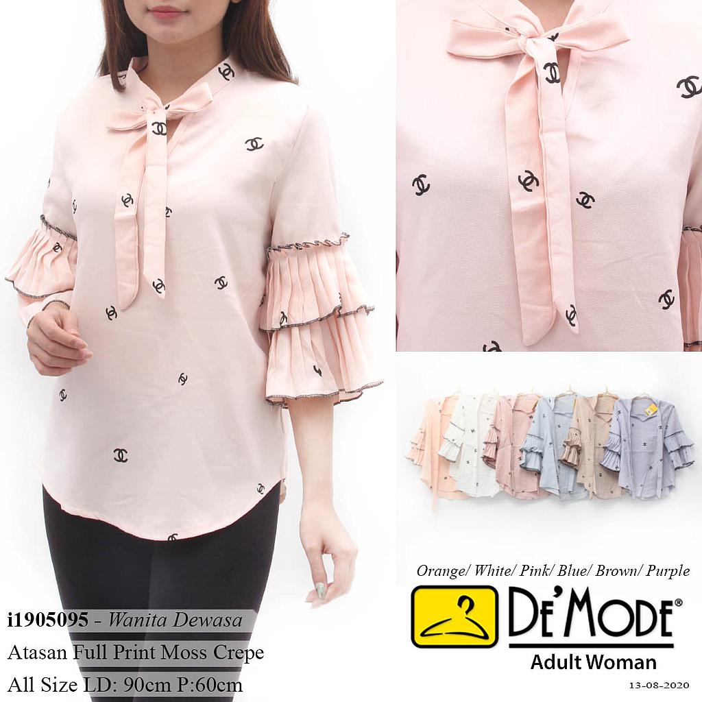 DH-MS1967 Liliana blouse kerah pita 2 layer prisket
