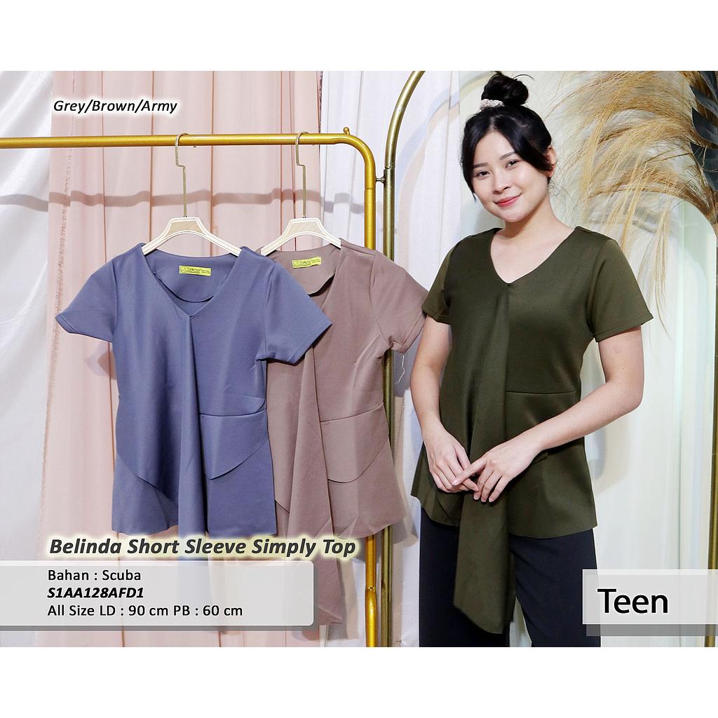 Belinda short sleeve simply top