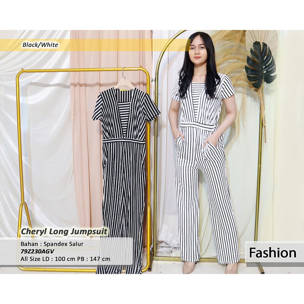 Cherry long jumpsuit
