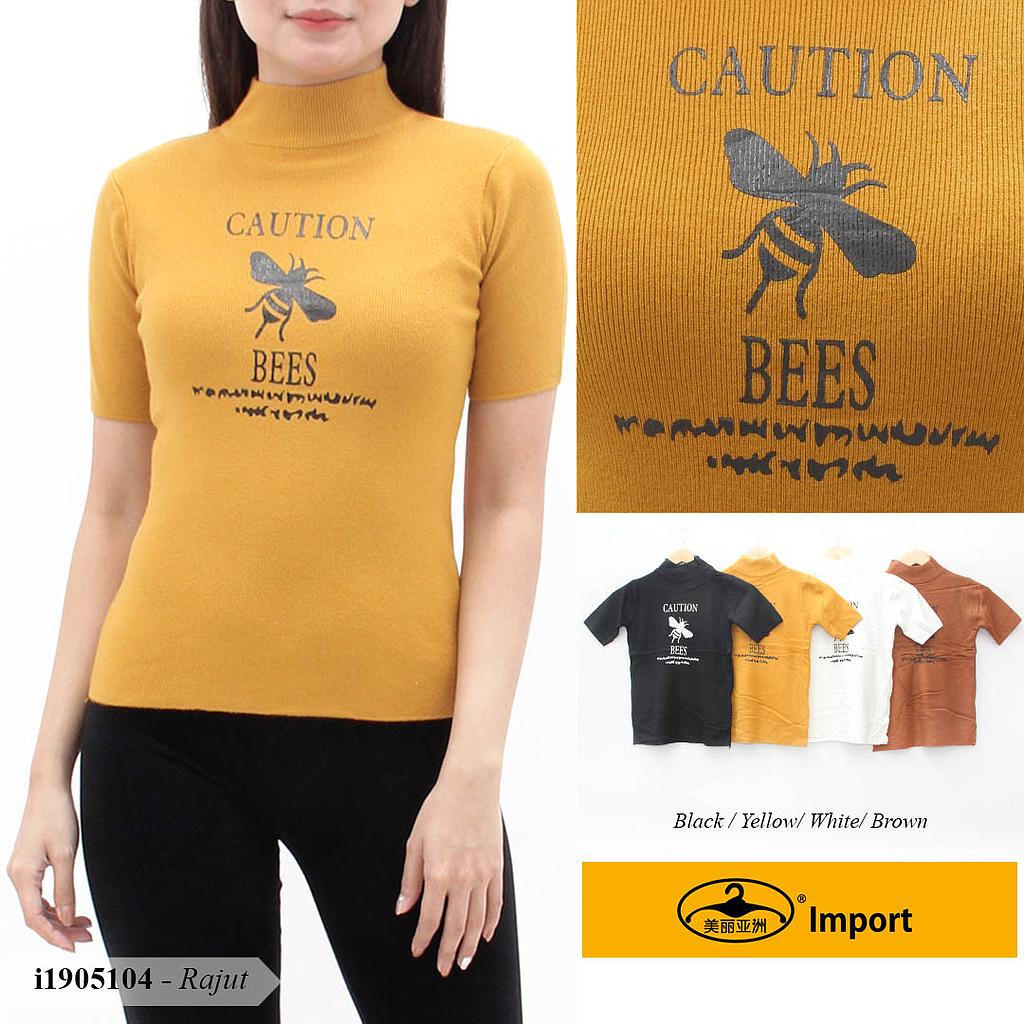 YQH-MSC2 honey atasan rajut turtle neck