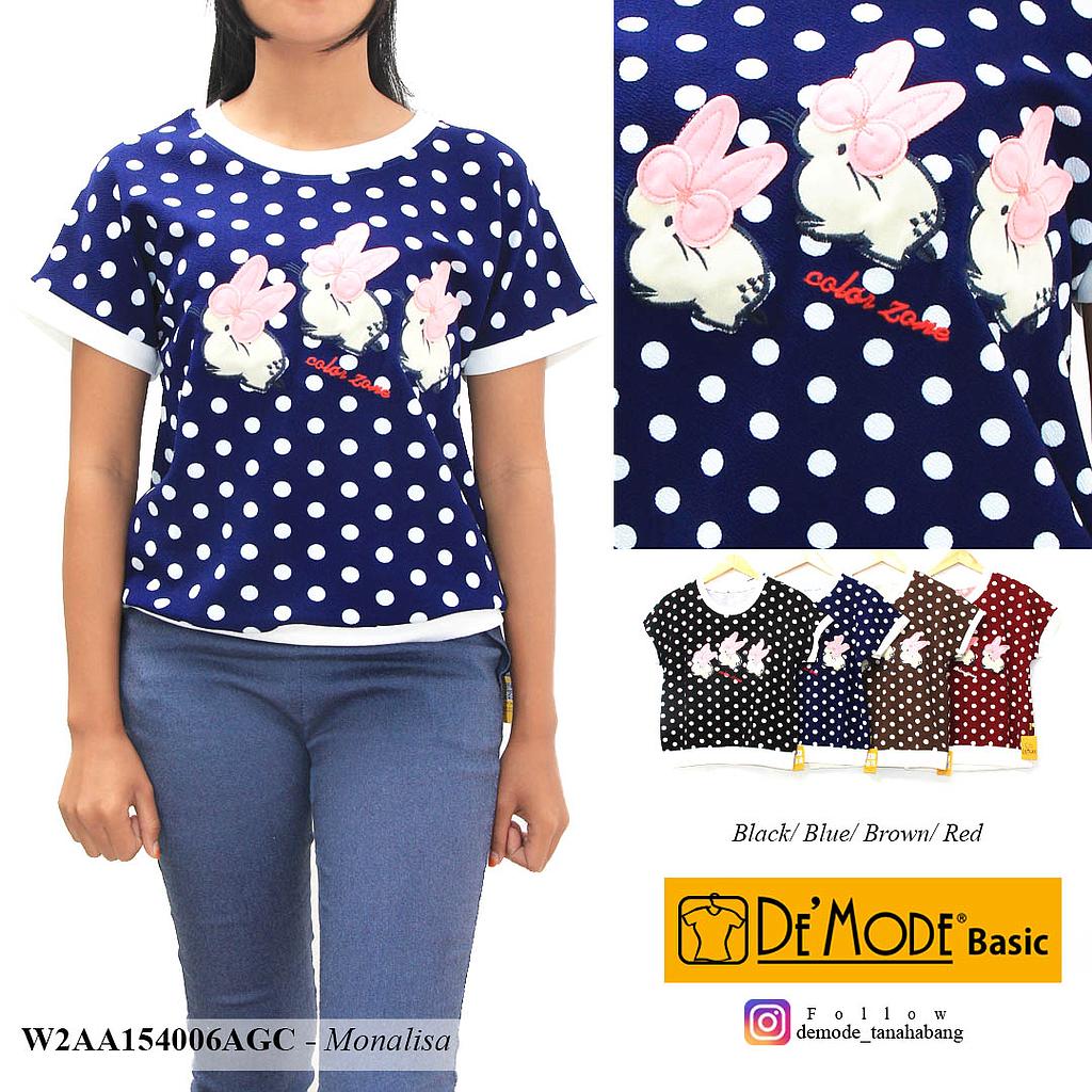 YUNI ATASAN BASIC BORDIR KELINCI FLANEL