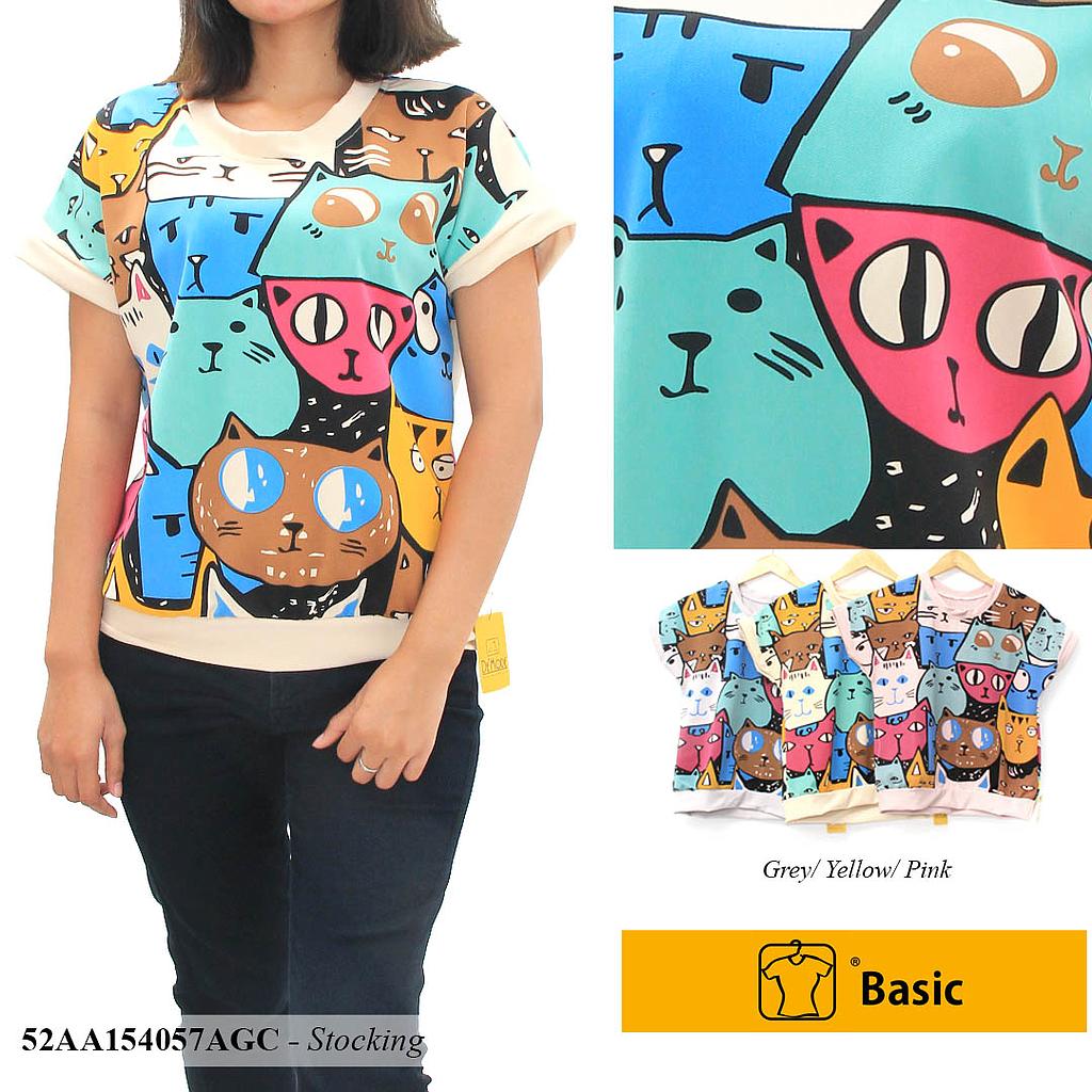 MAOLA ATASAN T-SHIRT PINGUIN SABLON MEOW FP