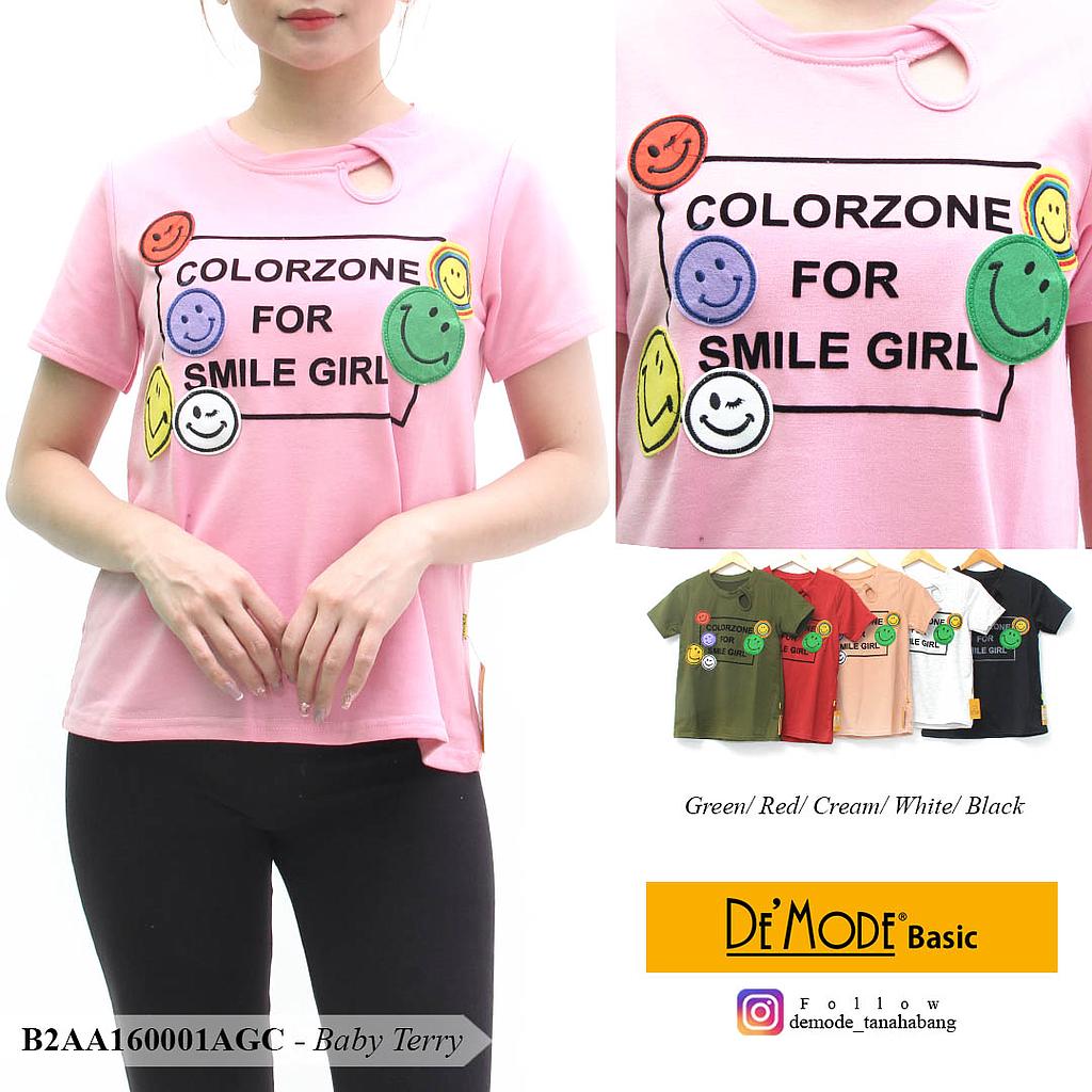 GISELA ATASAN T-SHIRT HOOK + APLIKASI