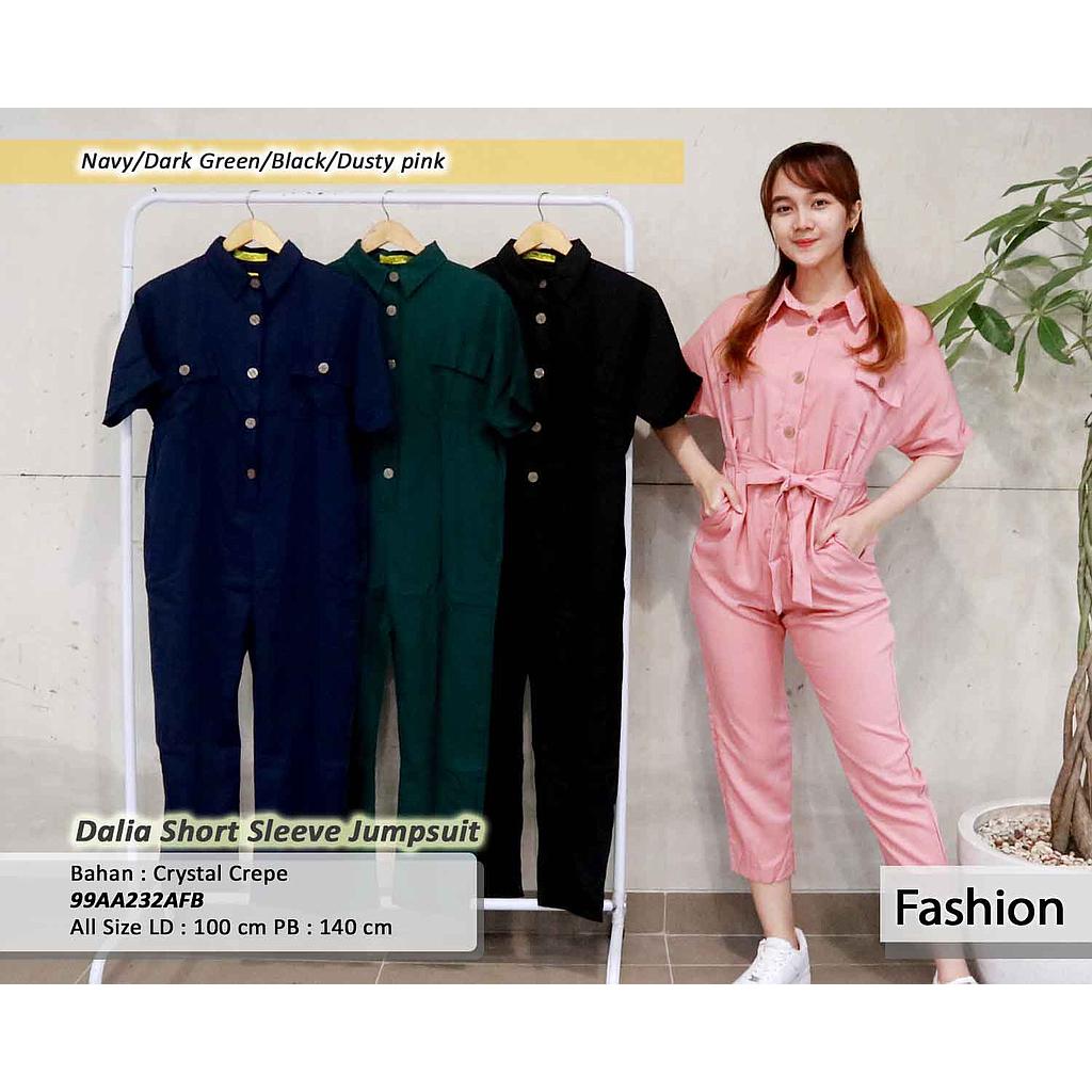 Dalia short sleeve jumpsuit