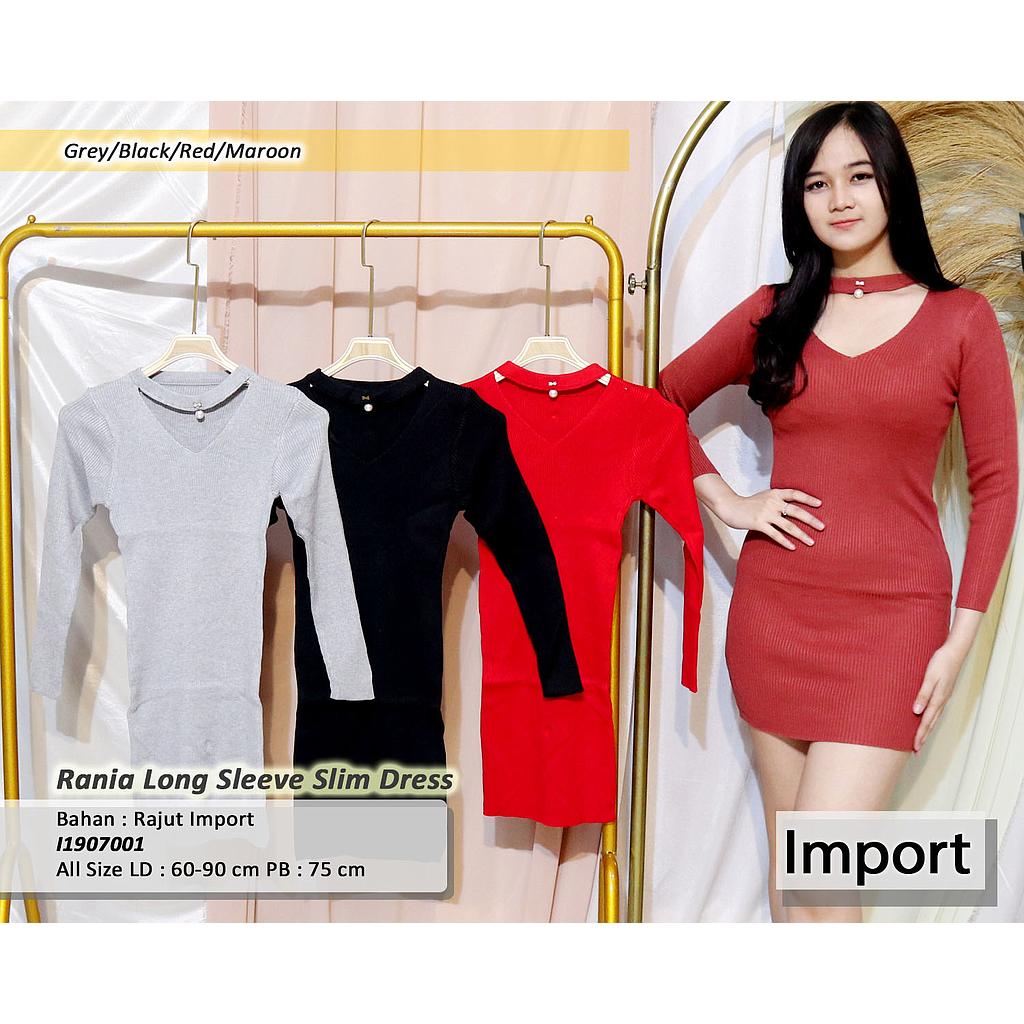 Rania Long Sleeve Slim Dress